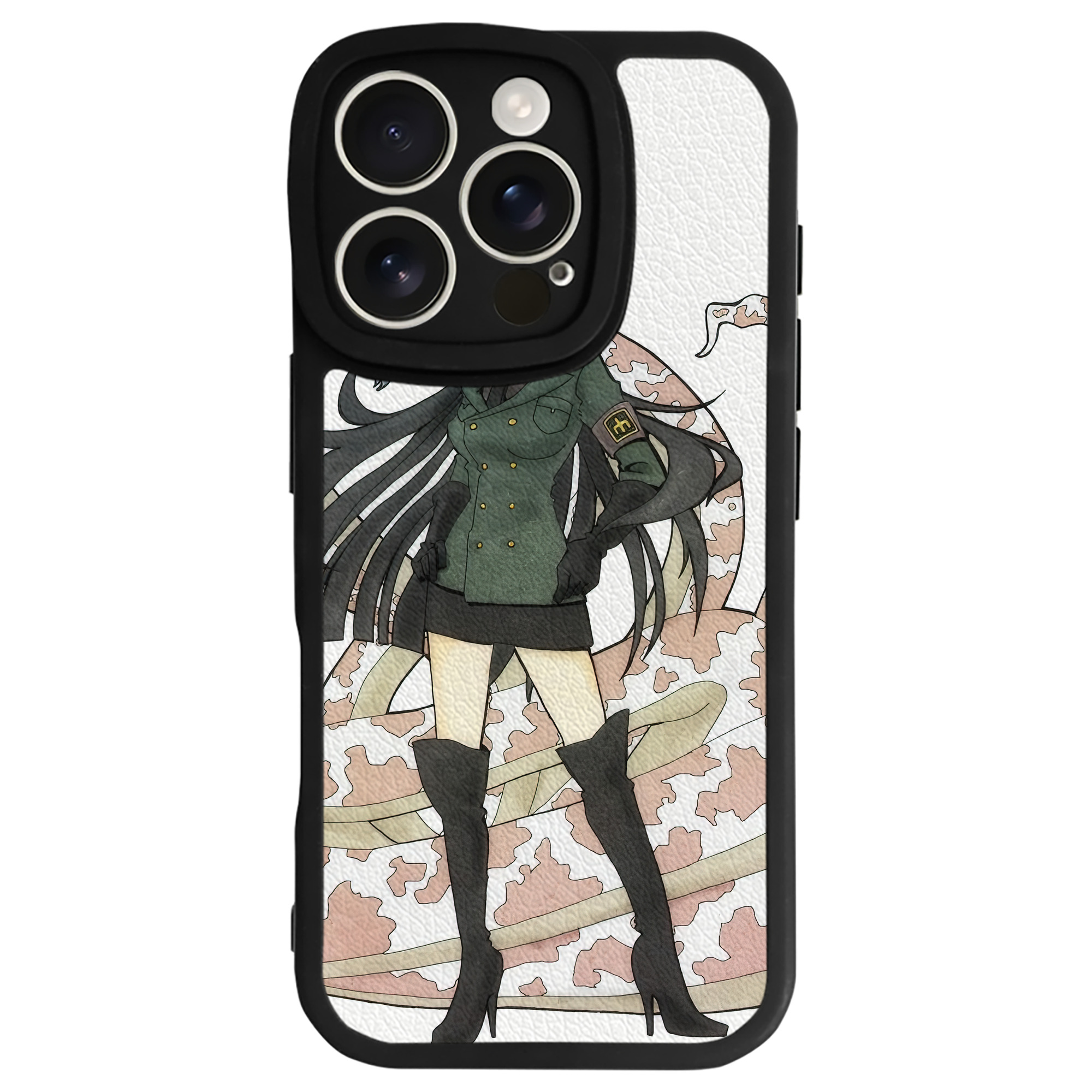 （画像用） ワンピース ONE PIECE 【iPhone 16シリーズ対応】シリコンスマホケース（レザー調） 材質：シリコン